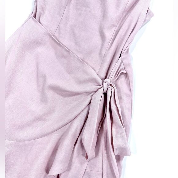 Princess Polly pink cotton spaghetti strap mini dress 2 - Picture 3 of 11